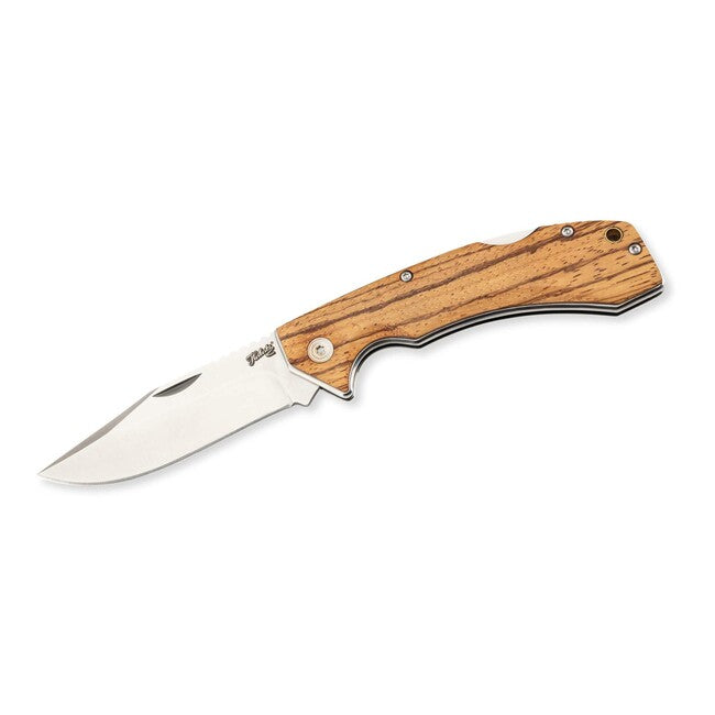 Herbertz taschenmesser 9cm, zebrano-holz