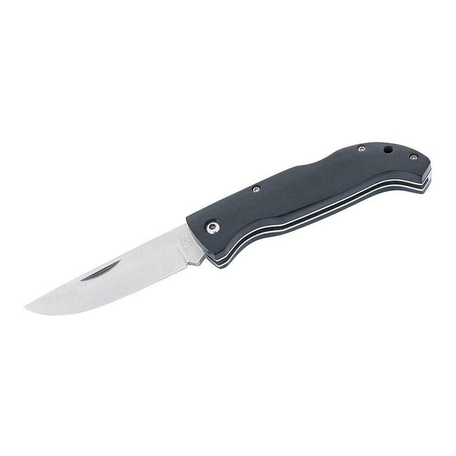 Herbertz taschen-Freizeitmesser 7,6cm, schwarzes Pakkaholz
