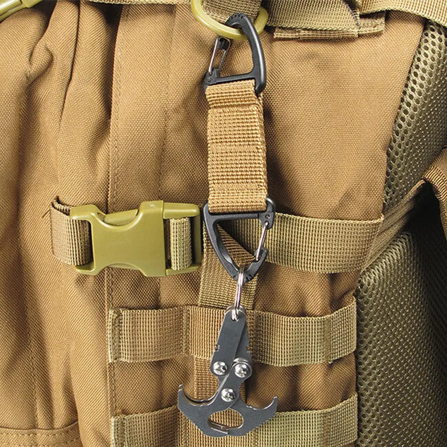 DRAGOWA TACTICAL Wendekarabiner BaseCamp, khaki