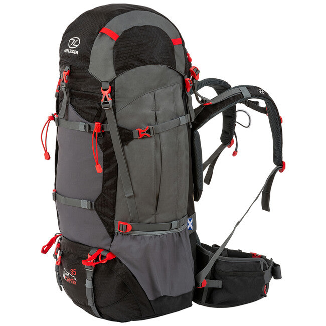 Highlander Ben Nevis Rucksack 85 L, schwarz
