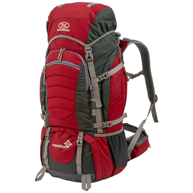 Highlander Expeditionsrucksack 65 L rot