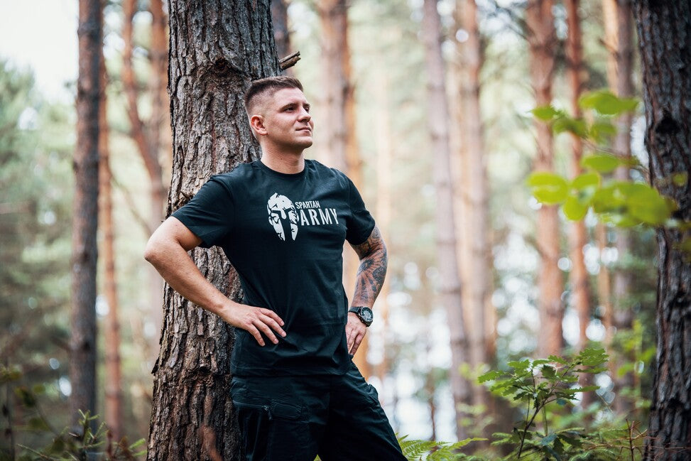DRAGOWA Spartan Army T-Shirt, Short Sleeve