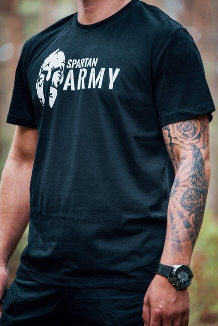 DRAGOWA Spartan Army T-Shirt, Short Sleeve