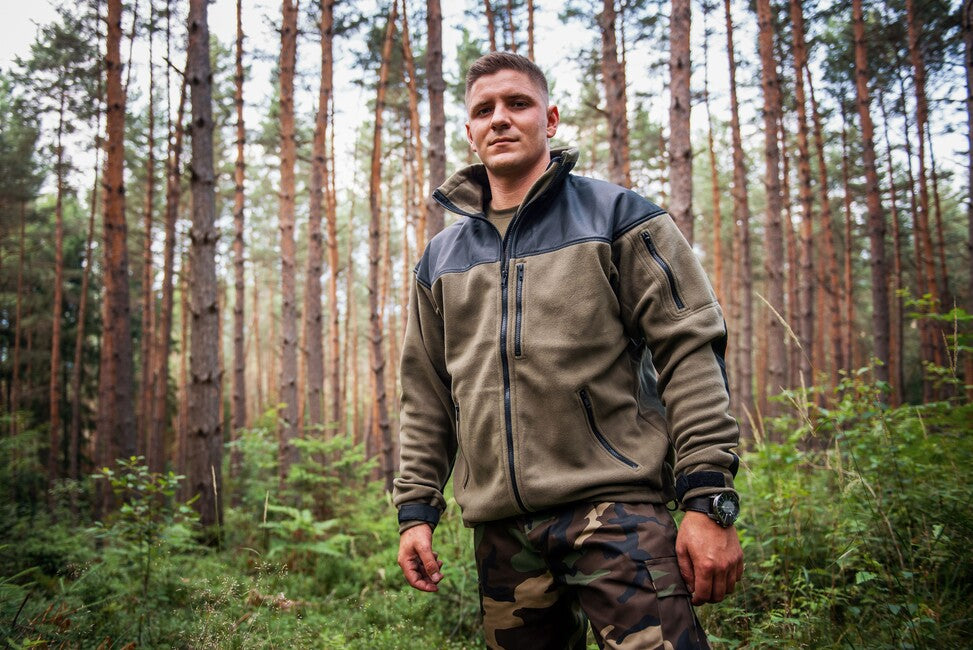Helikon-Tex Classic Army Fleece Jacket Reinforced, Black