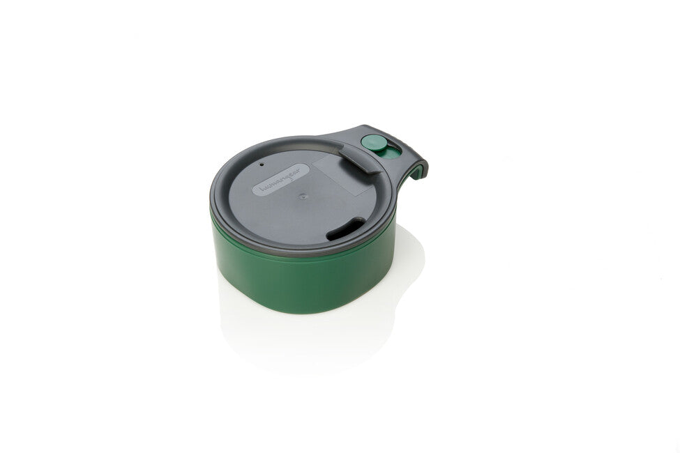 humangear CupCUP Wandertasse 2in1 mit integrierter Extratasse und Deckel kohlgrün