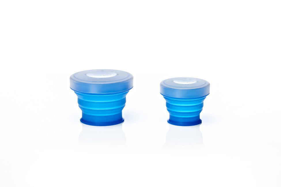 Humangear GoCup faltbarer, hygienischer und verpackbarer reisebecher ' 118 ml blau