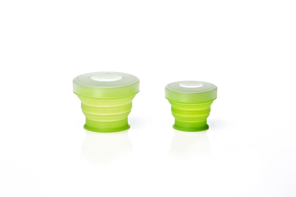 Humangear GoCup faltbarer hygienischer und verpackbarer Reisebecher ' 118 ml grün