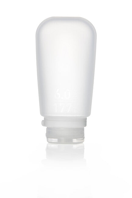 Humangear GoToob+ Silikon-Reiseflasche/Becher 177 ml klar