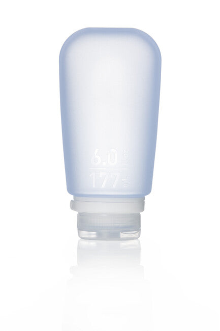 Humangear GoToob+ Silikon-Reiseflasche/Becher 177 ml, blau