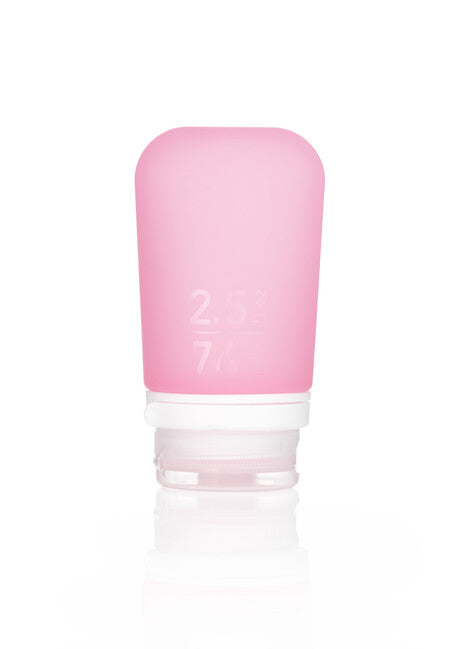 Humangear GoToob+ Silikon-Reiseflasche / Behälter 74 ml, rosa