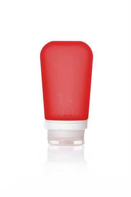 Humangear GoToob+ silikon-flüssigkeitsbehälter 100 ml, rot