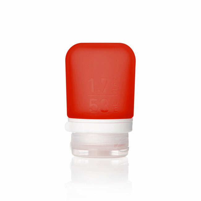 Humangear GoToob+ Silikon-Flüssigkeitsbehälter ' 53 ml rot