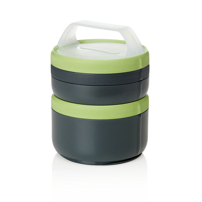 Humangear Stax modular lunchbox XL, grau-grün