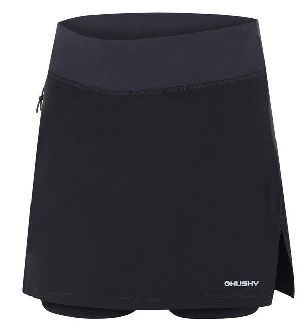 HUSKY Damen- funkcna Rock so sortkami Flamy L