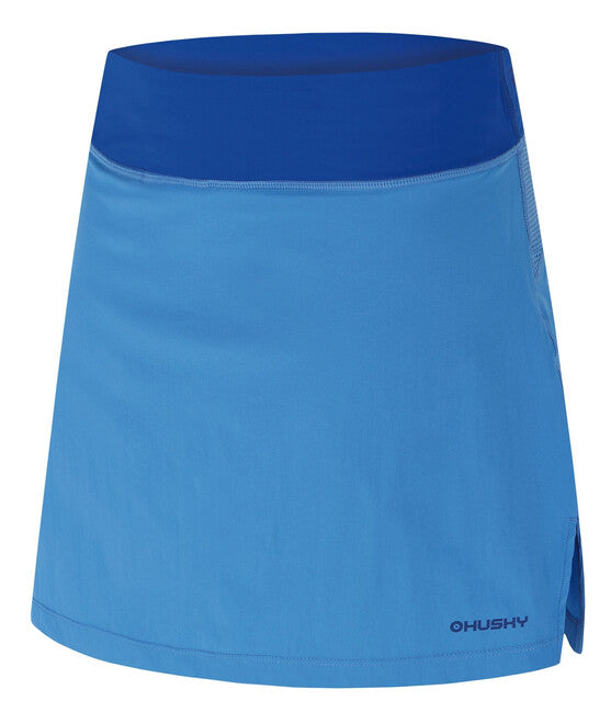 HUSKY Flamy damen Funktionsrock mit Shorts, blau