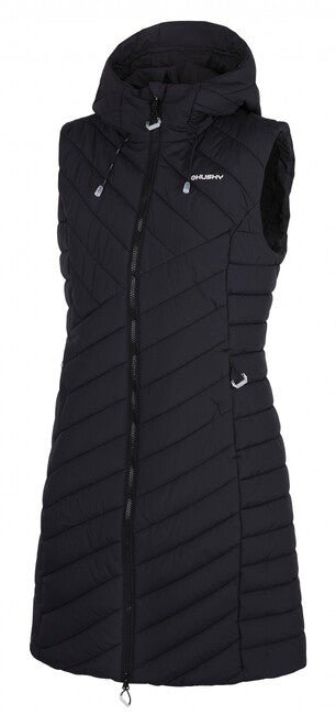 HUSKY Napi damen hardshell weste, schwarz