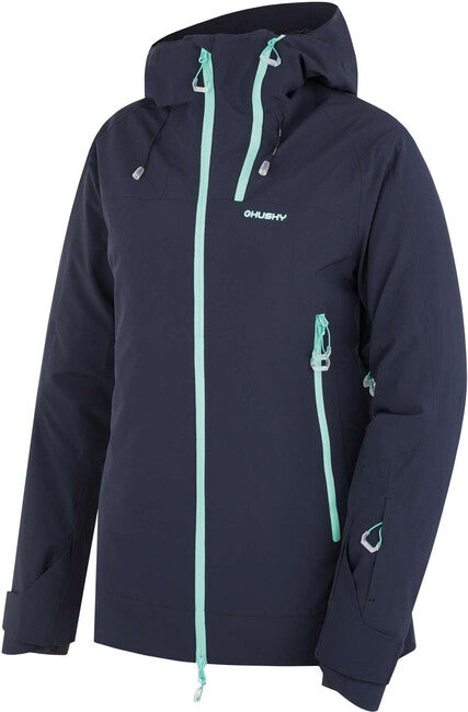 HUSKY Gambola damen Skijacke, schwarz/blau