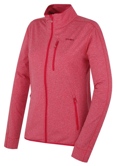 HUSKY Ane damen sweatshirt mit Reißverschluss, rosa