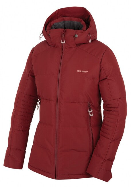 HUSKY Norel damen gefütterte winterjacke, bordeauxrot