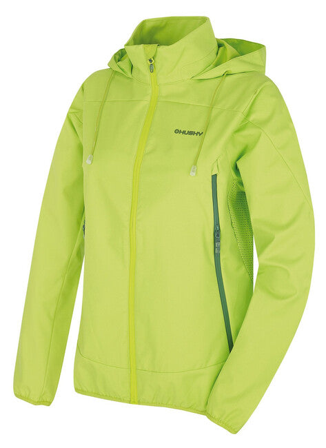 HUSKY Sonny women's softshell jacket, bright green