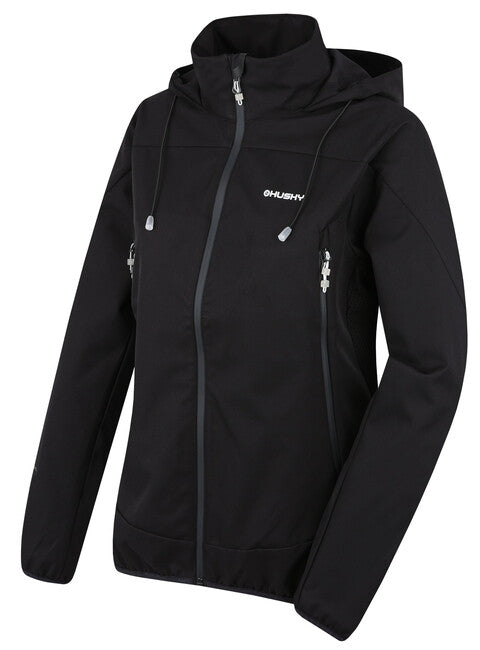 HUSKY Sonny L damen softshelljacke, schwarz