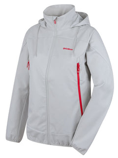HUSKY Sonny Damen-Softshelljacke L, hellgrau