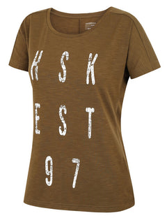 HUSKY Tingl women's functional t-shirt, L, dark khaki
