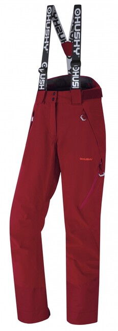 HUSKY Mitaly damen skihose, bordeauxrot