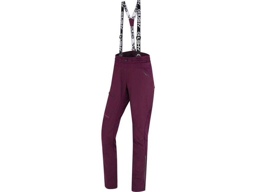 HUSKY Kixees ženske outdoor hlače, deep magenta