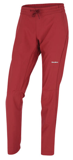 HUSKY Speedy Long Damen-Outdoorhose, dunkelbordeaux
