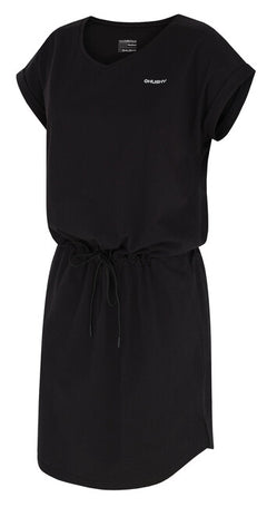 HUSKY Dela damenkleid, schwarz