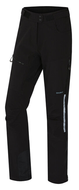 HUSKY Keson ženske softshell hlače, črna
