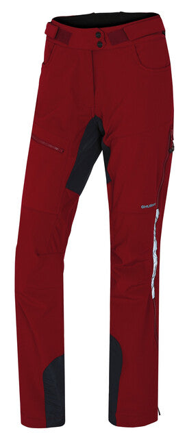HUSKY Keson women's softshell trousers, wine