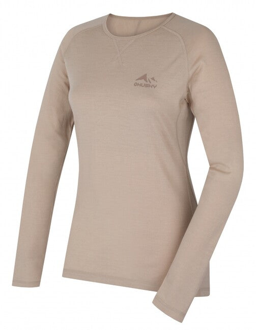 HUSKY Merow damen Thermo Langarmshirt, beige