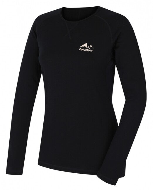 HUSKY Merow damen thermo langarmshirt L, schwarz