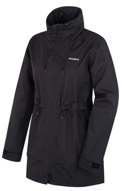 HUSKY Nevr ženski hardshell plašč, črna