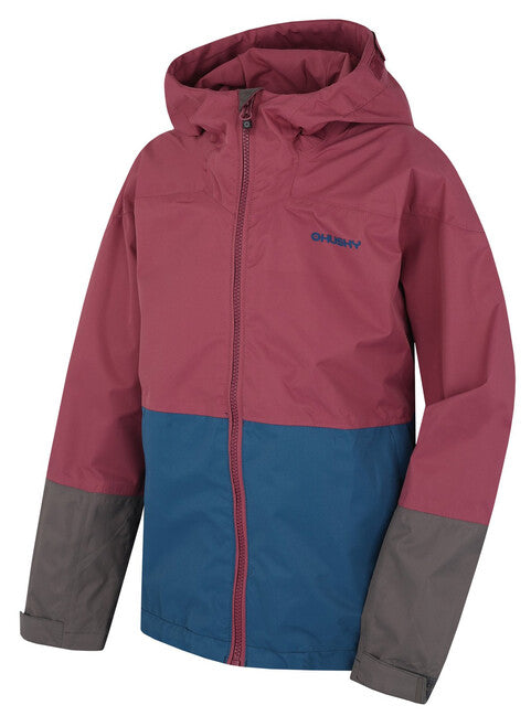 HUSKY Kids Nicker K hardshell-jacke dunkelburgund/dunkelblau