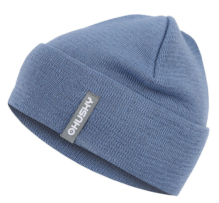 HUSKY Merhat 6 otroška merino kapa, modra