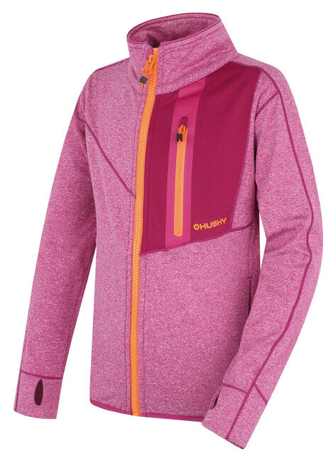HUSKY Ane K kinder sweatshirt mit reißverschluss magenta