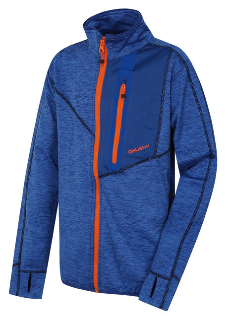 HUSKY Ane K Kinder Kapuzenpullover mit Reißverschluss, dunkelblau