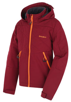 HUSKY Salex K Kinder Softshell-Jacke, bordeaux