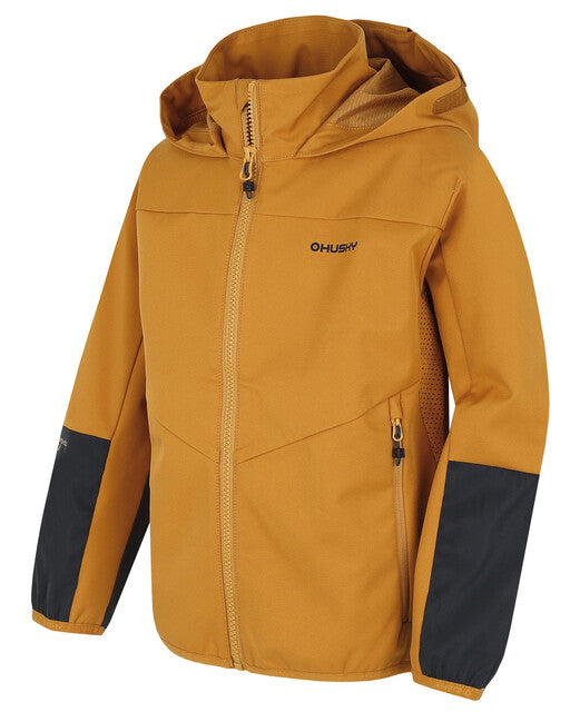 HUSKY Sonny K Kinder-Softshelljacke, senfgelb