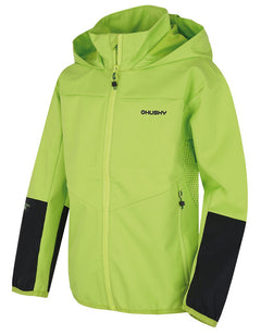 HUSKY Sonny K Kinder-Softshelljacke, leuchtend grün