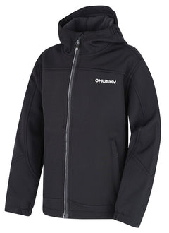 HUSKY Simbo K Kinder-Softshelljacke, schwarz