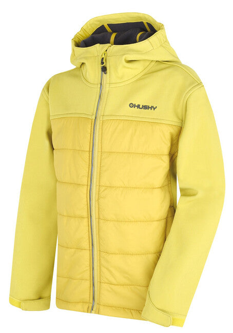 HUSKY Swany K gefütterte Kinder-Softshelljacke, lime grün