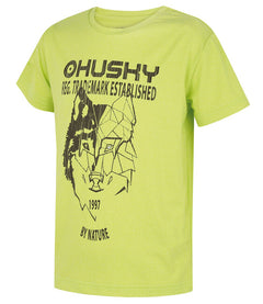 HUSKY Tash K Kinder-Funktions-T-Shirt, leuchtend grün
