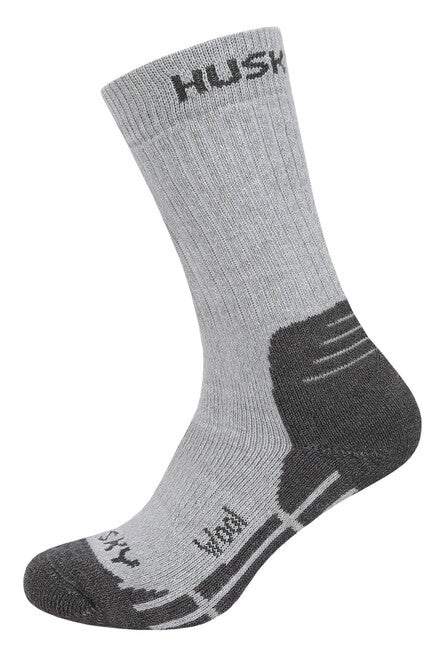 HUSKY All Wool kindersocken, hellgrau