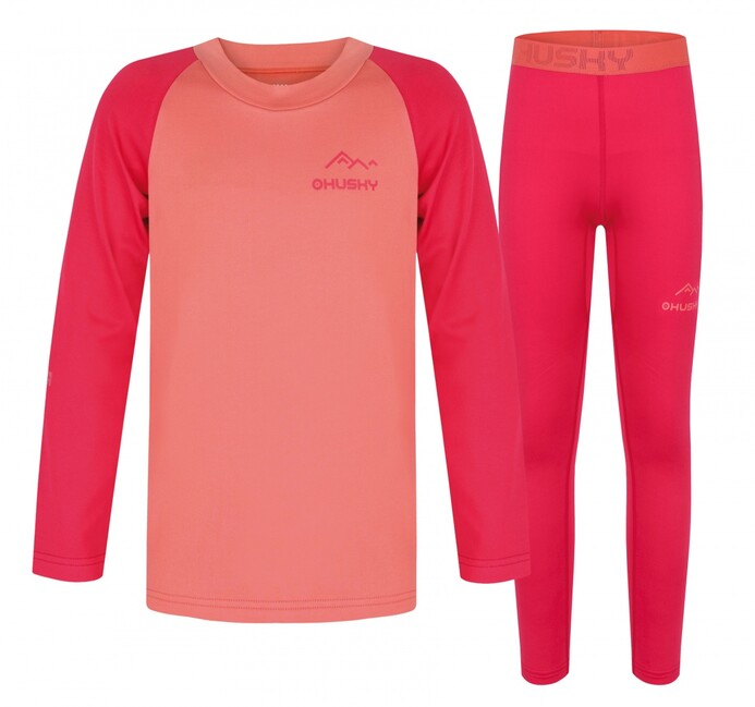 HUSKY Kinder- termopradlo Active Winter Tombo, orange/pink