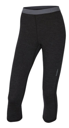 HUSKY Merino Damen-Thermounterwäsche 3/4-Hose, schwarz