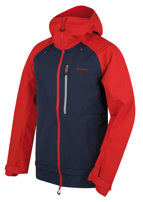 HUSKY Nanook M moška hardshell jakna, rdeča/temno modra